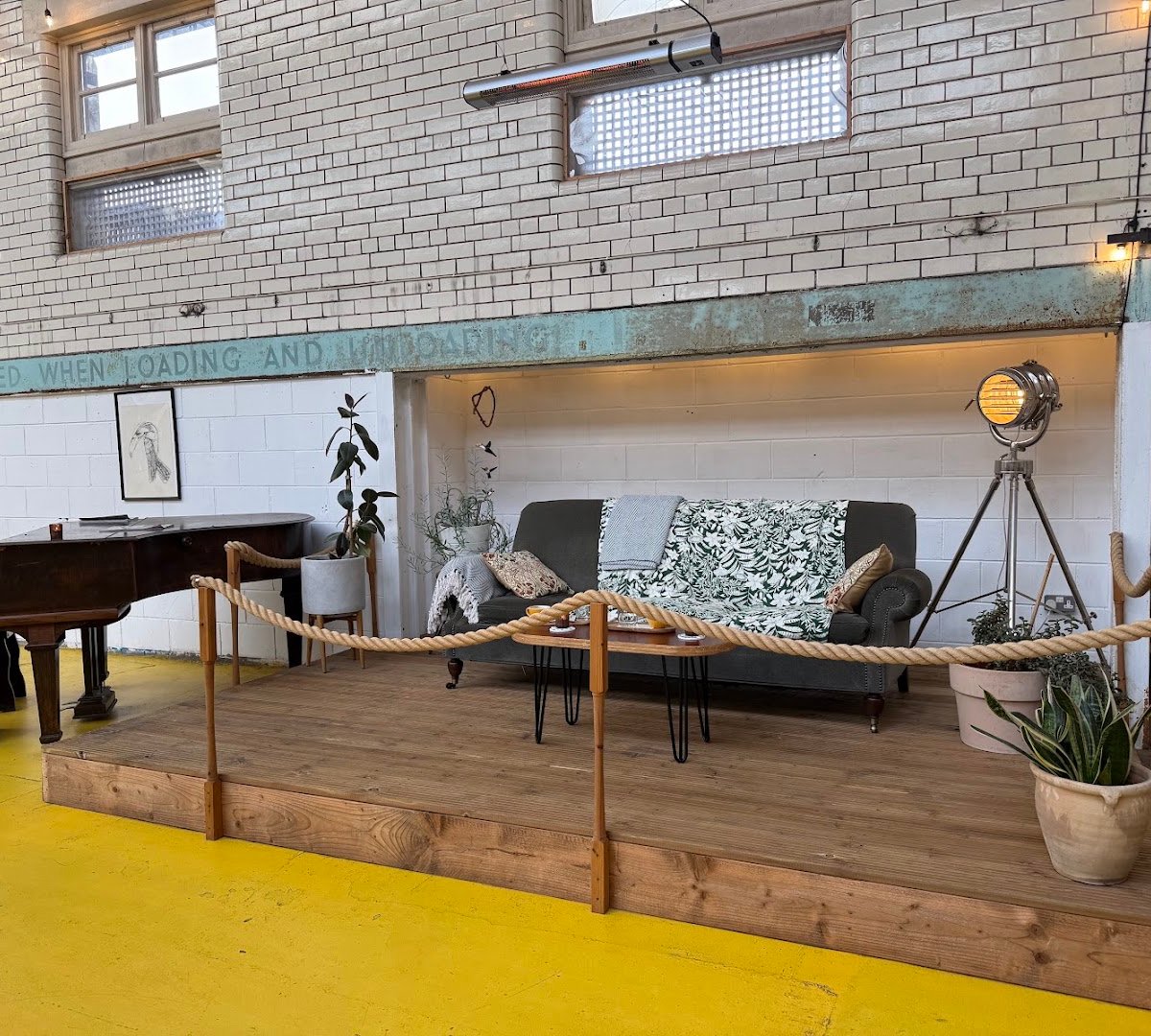 Interior of Santu Coffee Roastery, specialty coffee shop in Edinburgh