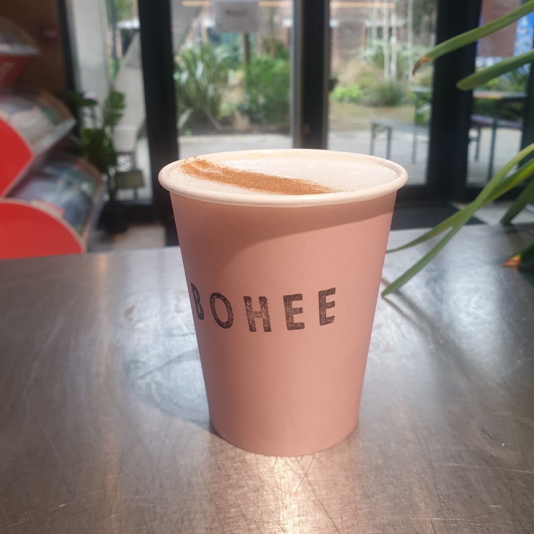 Coffee at Bohee cafe, specialty coffee shop in Manchester