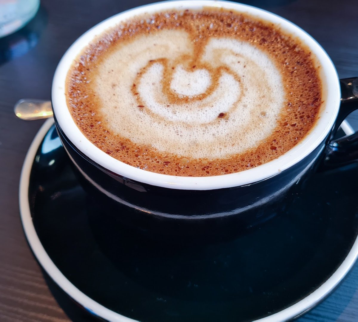 Coffee at Bohee cafe, specialty coffee shop in Manchester