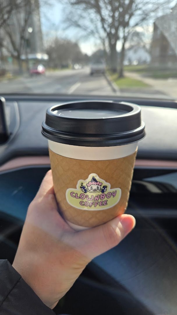 Coffee at Clownboy Coffee, specialty coffee shop in Rochester