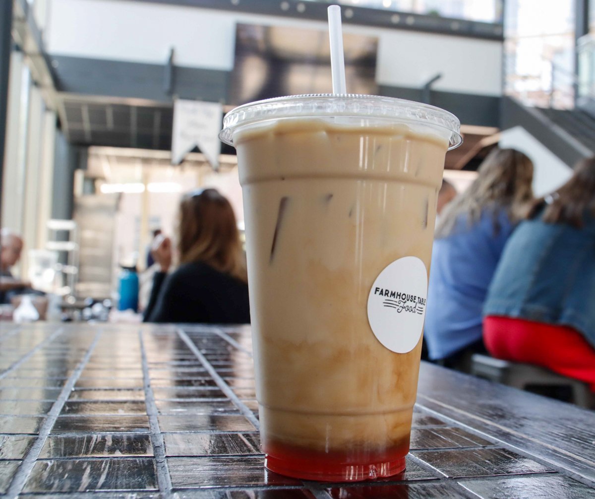 Coffee at Farmhouse Table Midtown, specialty coffee shop in Rochester