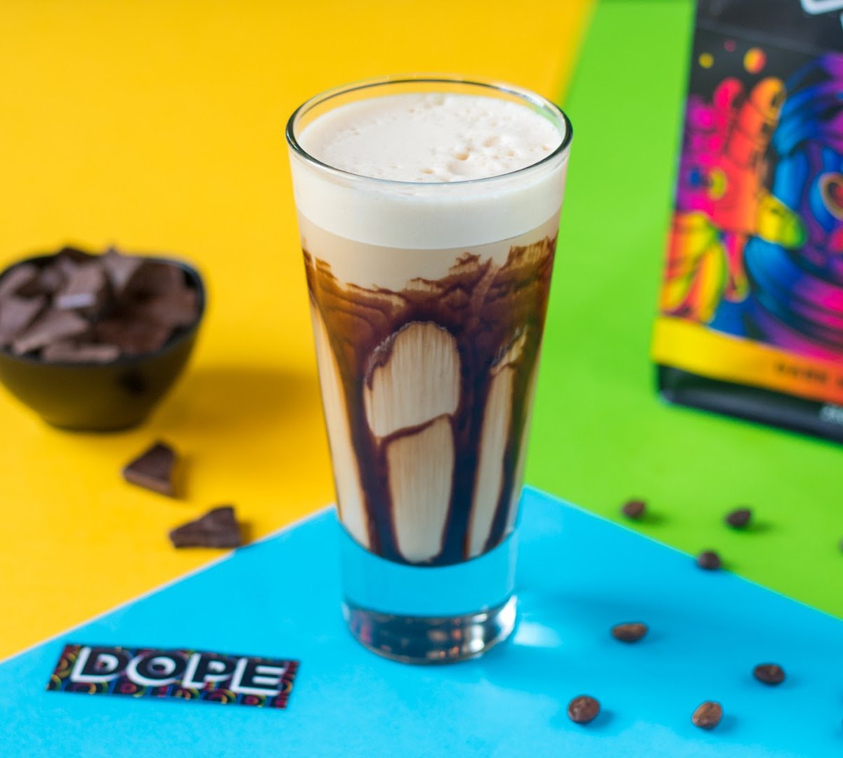 Coffee at Dope Coffee Roasters, specialty coffee shop in Mumbai