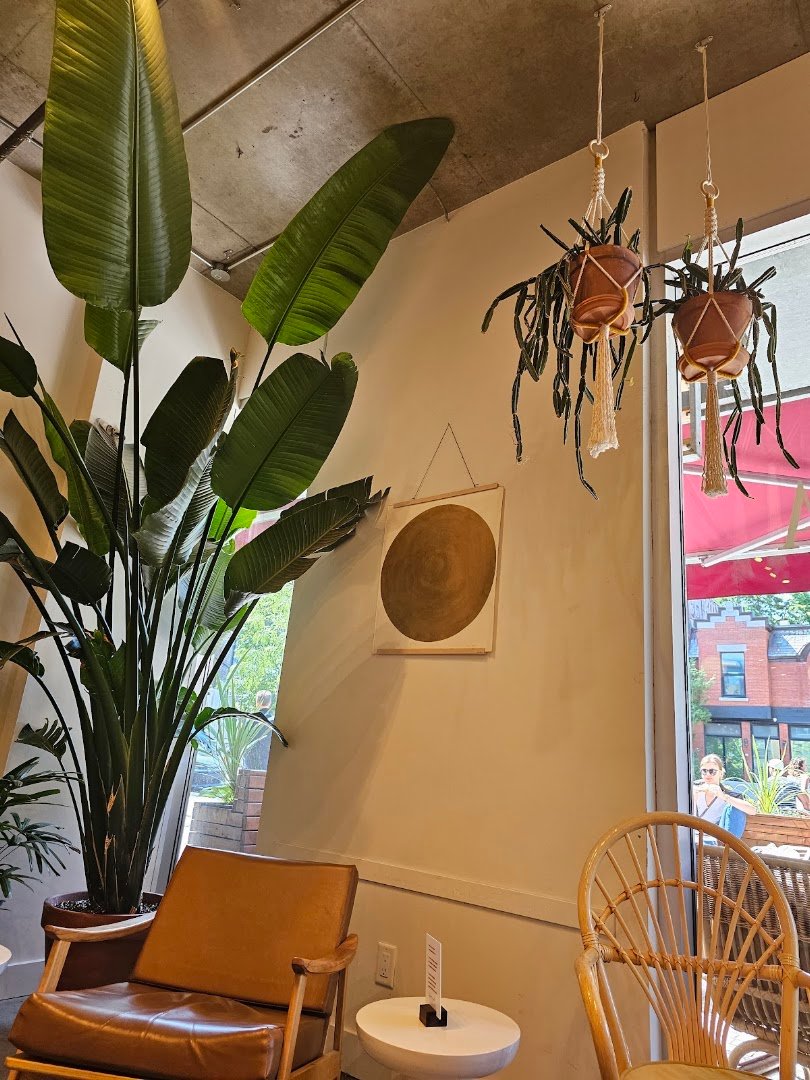 Interior of Café In Gamba Parc, specialty coffee shop in Montreal