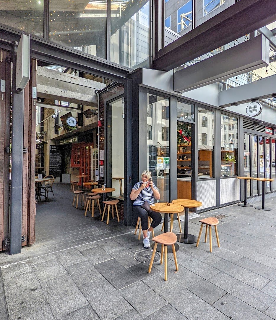 Storefront of Altezano Brothers, specialty coffee shop in Auckland