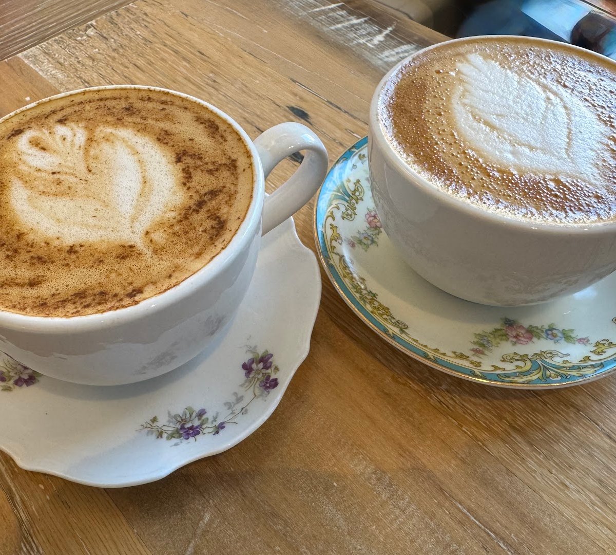 Coffee at Fiddlehead Fern Cafe, specialty coffee shop in St. Louis