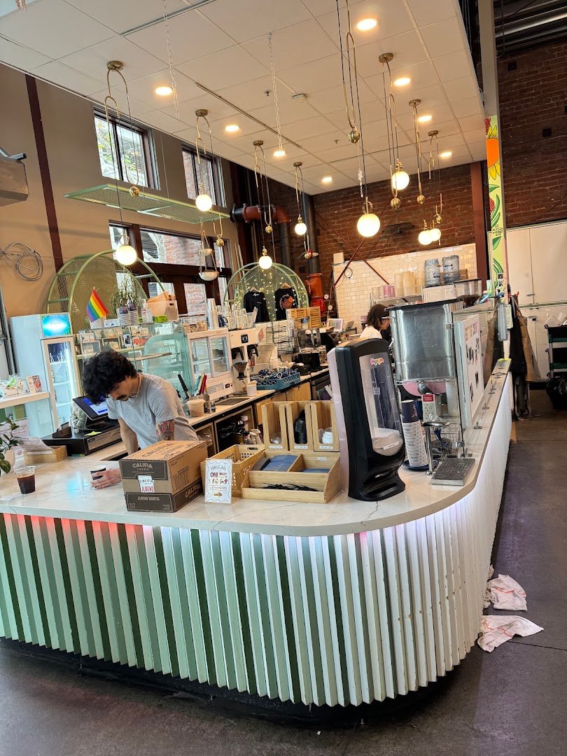 Interior of Voyager Craft Coffee, specialty coffee shop in San Jose