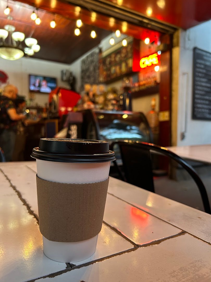 Coffee at Café el Cordobes, specialty coffee shop in Mexico City