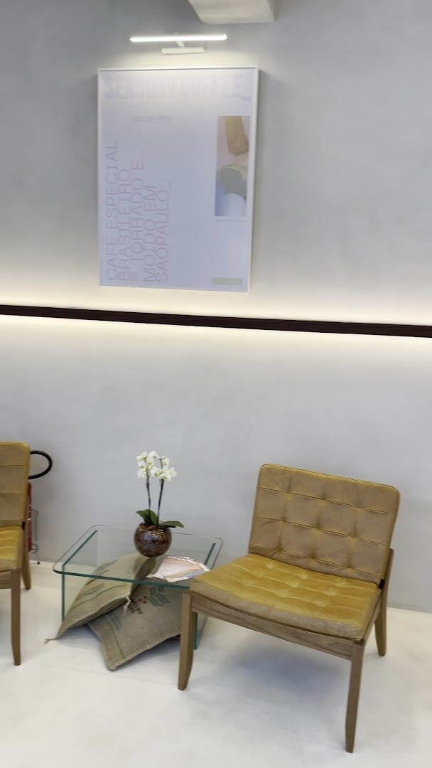 Interior of Sensory Coffee, specialty coffee shop in São Paulo