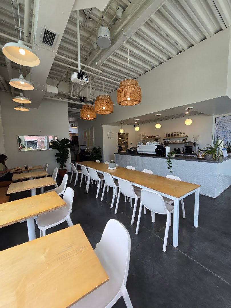 Interior of Rally Coffee Co., specialty coffee shop in Omaha
