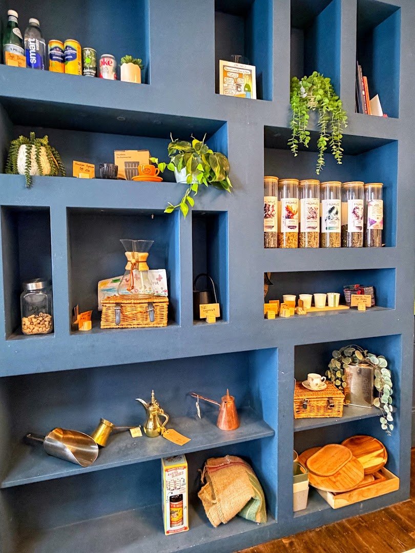 Interior of The Cobbled Roastery, specialty coffee shop in Edinburgh