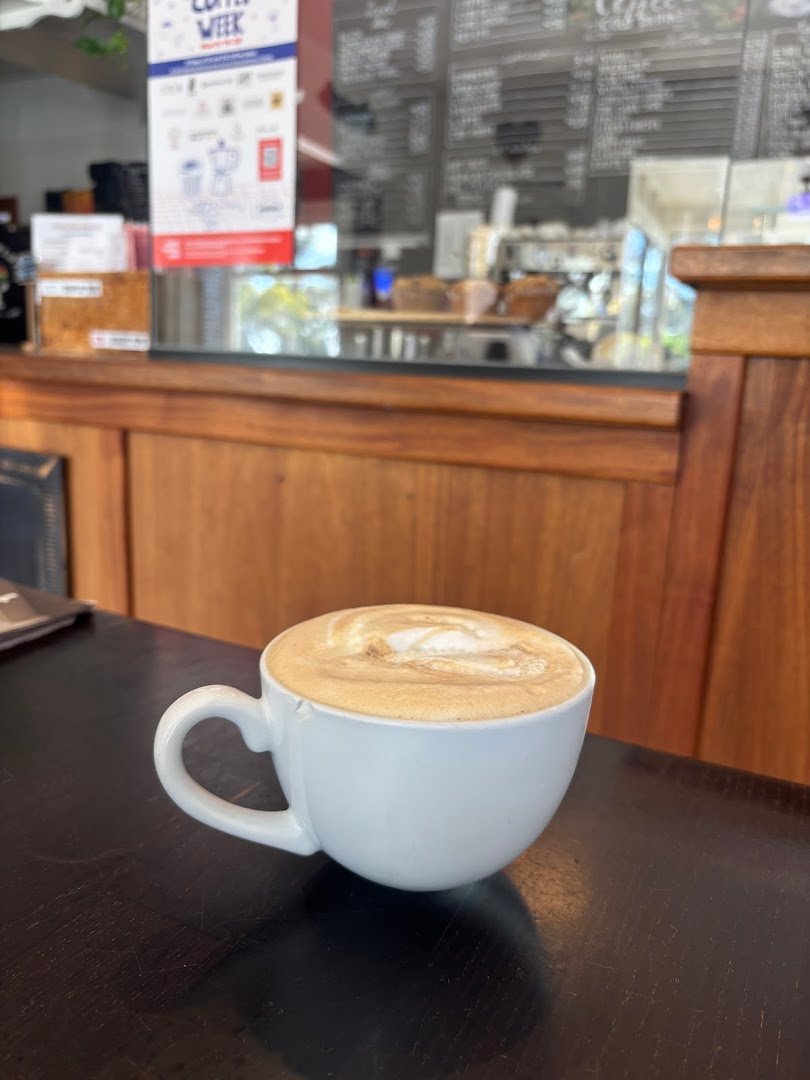Coffee at Crushcakes & Cafe, specialty coffee shop in Santa Barbara