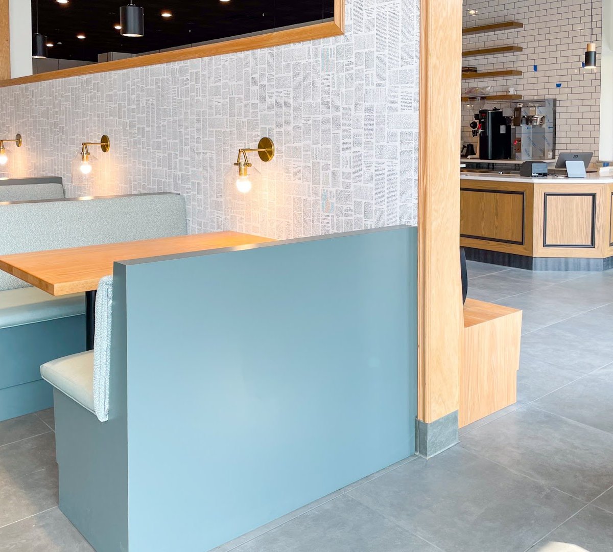 Interior of Commonplace Coffee, specialty coffee shop in Pittsburgh