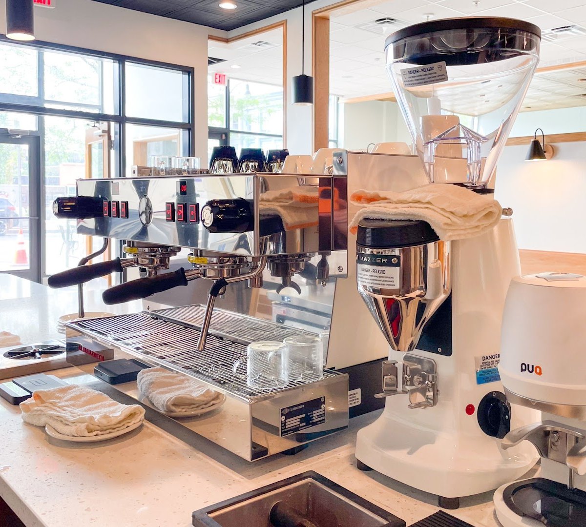 Interior of Commonplace Coffee, specialty coffee shop in Pittsburgh