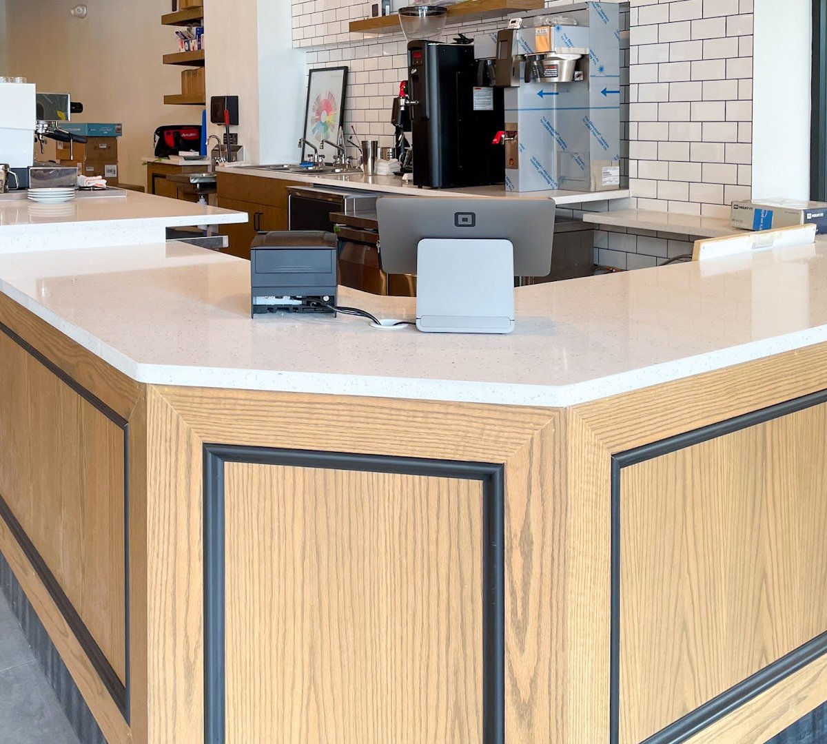 Interior of Commonplace Coffee, specialty coffee shop in Pittsburgh
