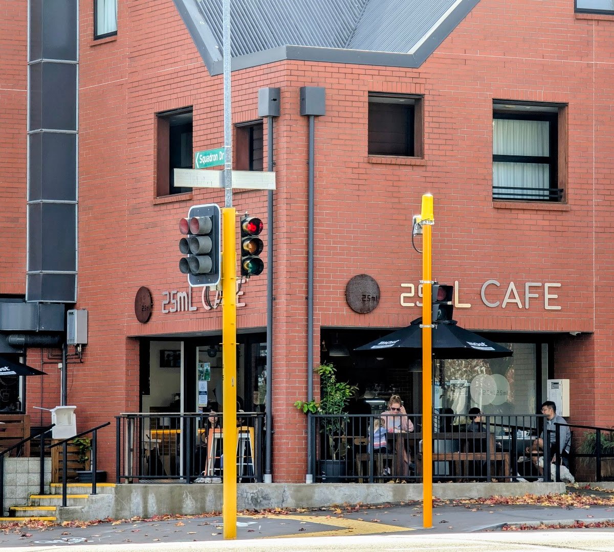 Storefront of 25ml, specialty coffee shop in Auckland