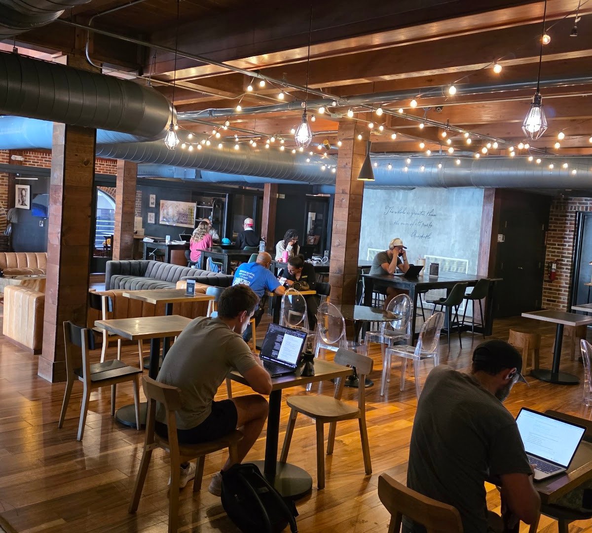 Interior of Bad Mother, specialty coffee shop in Tampa-St. Petersburg