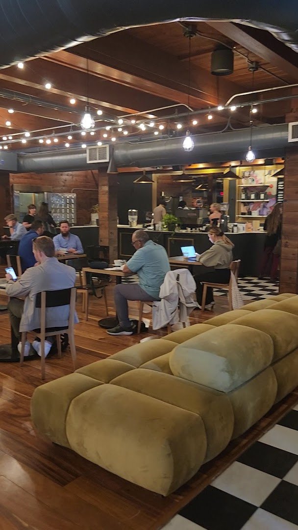 Interior of Bad Mother, specialty coffee shop in Tampa-St. Petersburg
