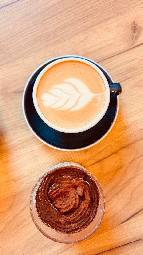 Coffee at Ruelto Café, specialty coffee shop in Prague
