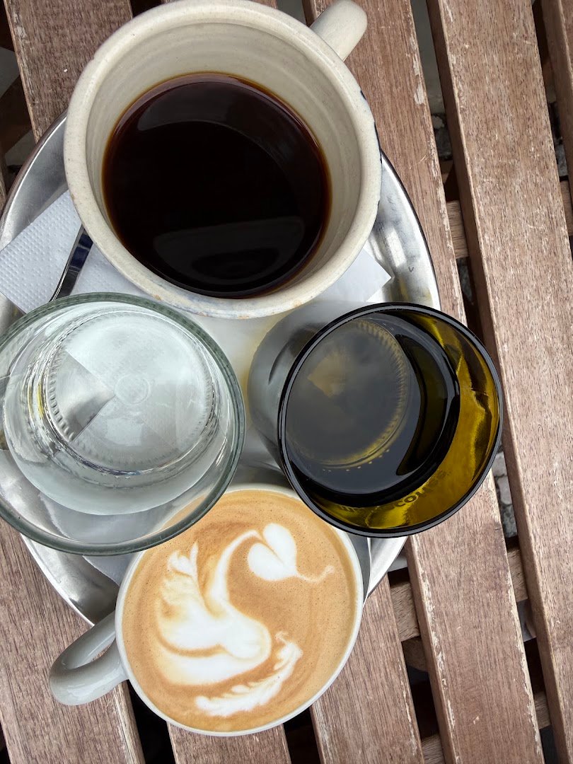 Coffee at Café Nezisk, specialty coffee shop in Prague