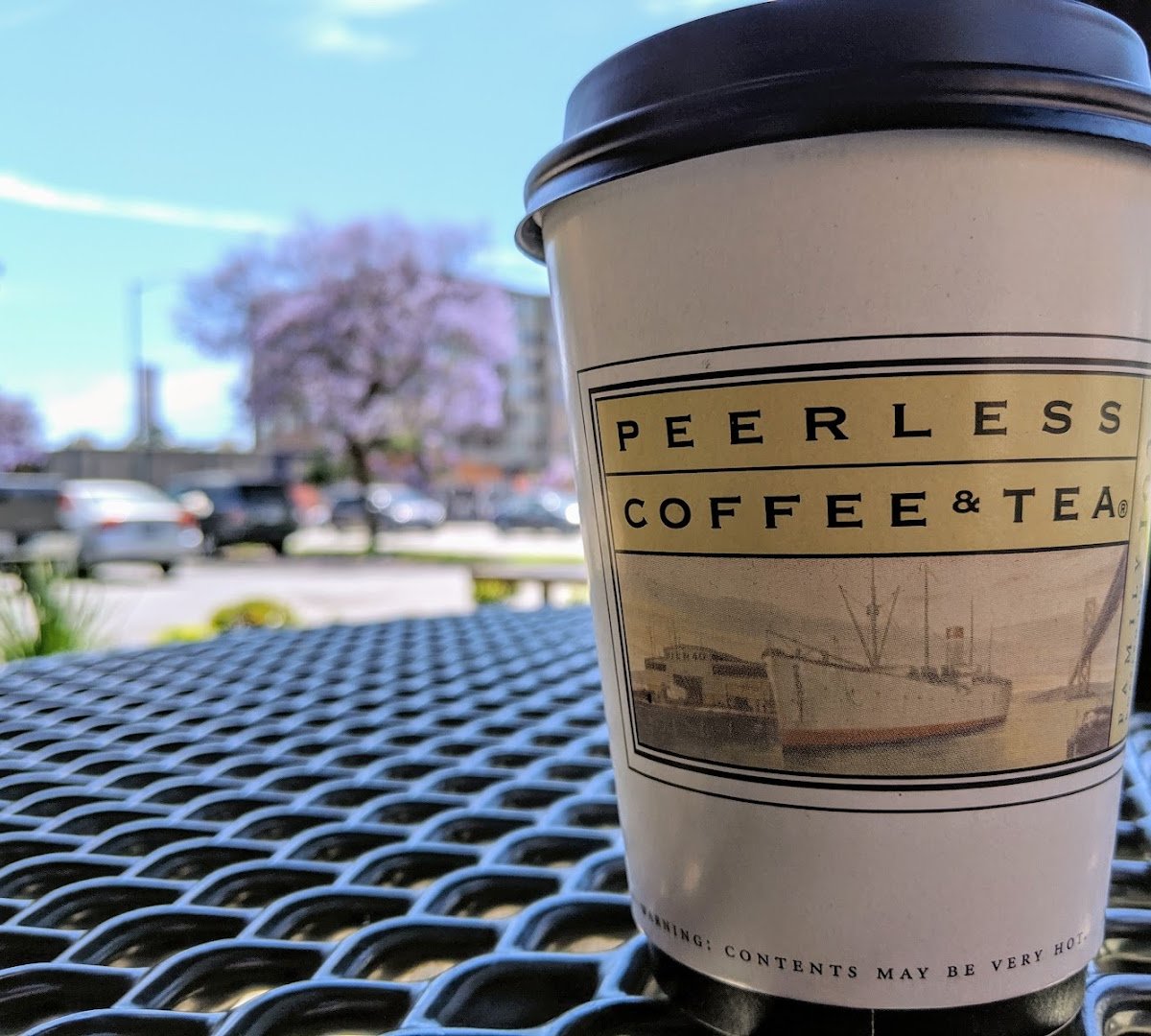 Coffee at Peerless Coffee & Tea, specialty coffee shop in Oakland