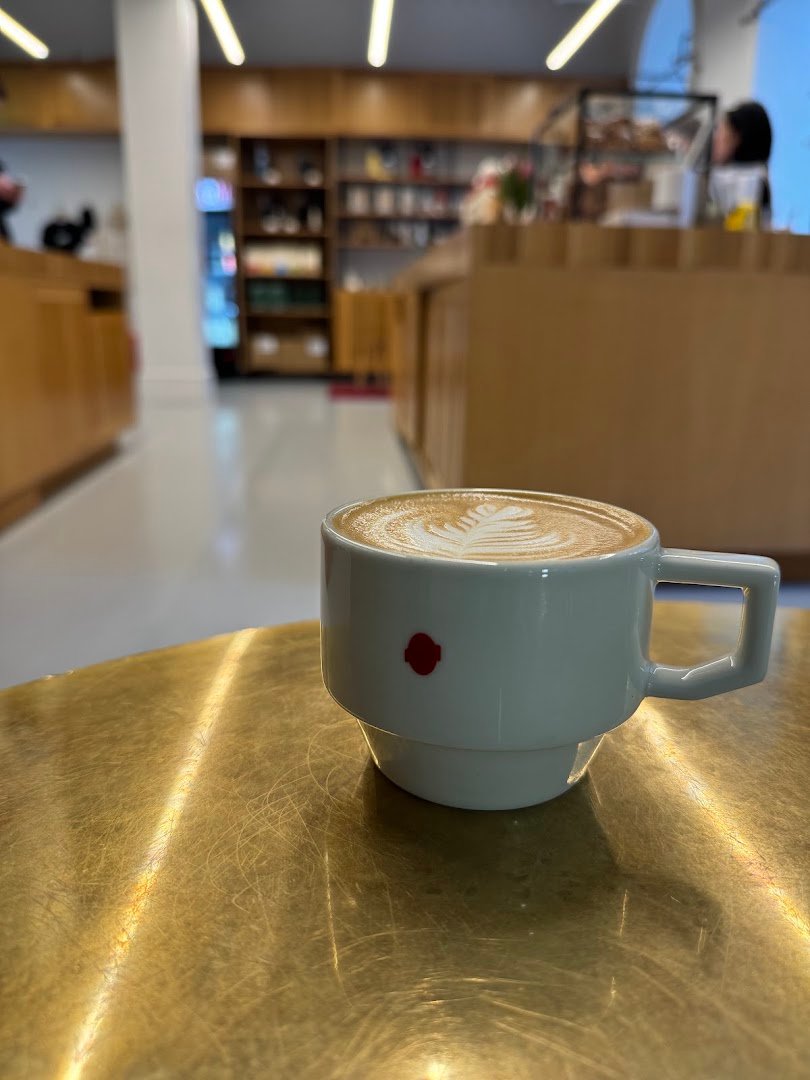 Coffee at Coffee Supreme, specialty coffee shop in Wellington