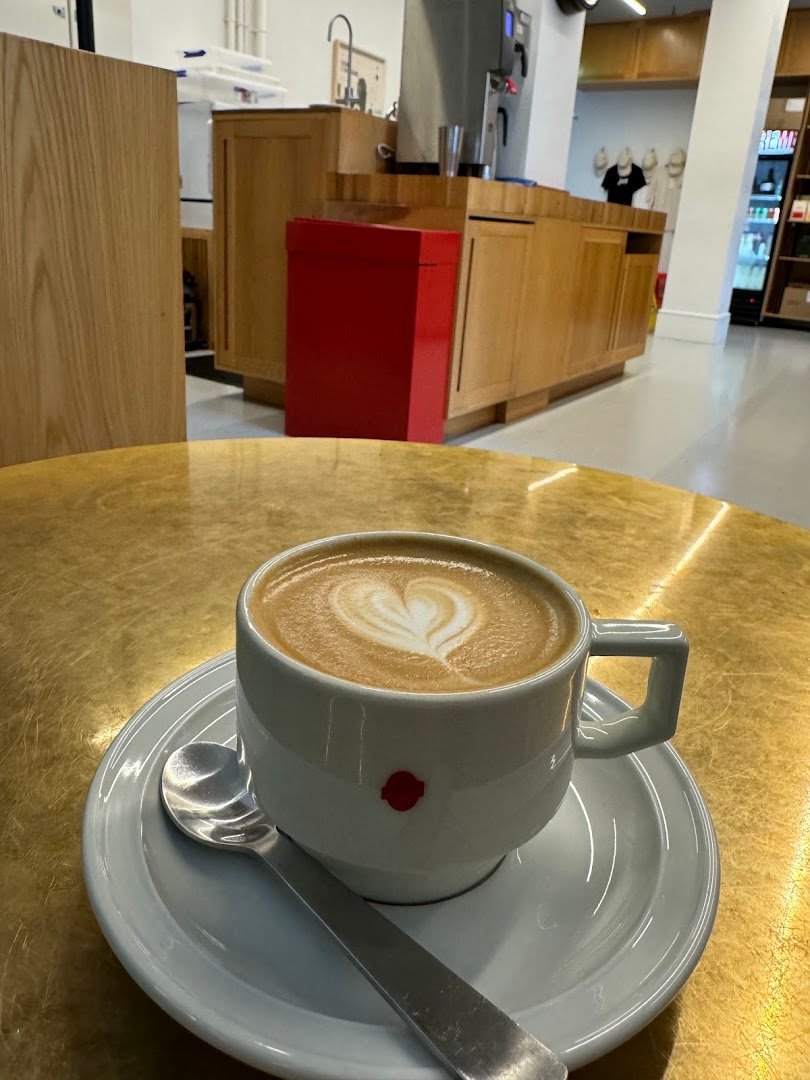 Coffee at Coffee Supreme, specialty coffee shop in Wellington