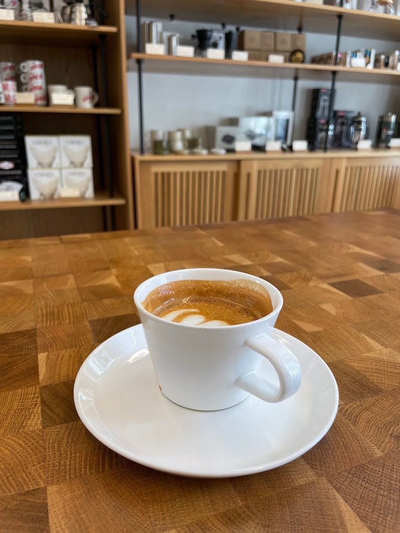 Coffee at Coffee Supreme, specialty coffee shop in Wellington