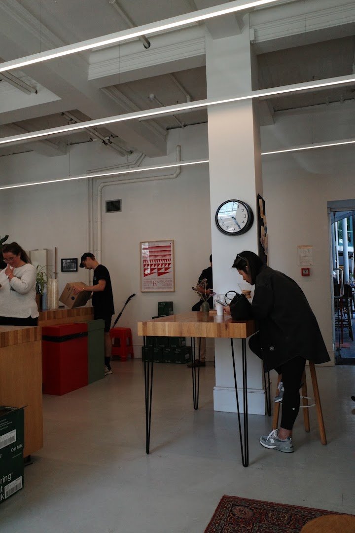 Interior of Coffee Supreme, specialty coffee shop in Wellington
