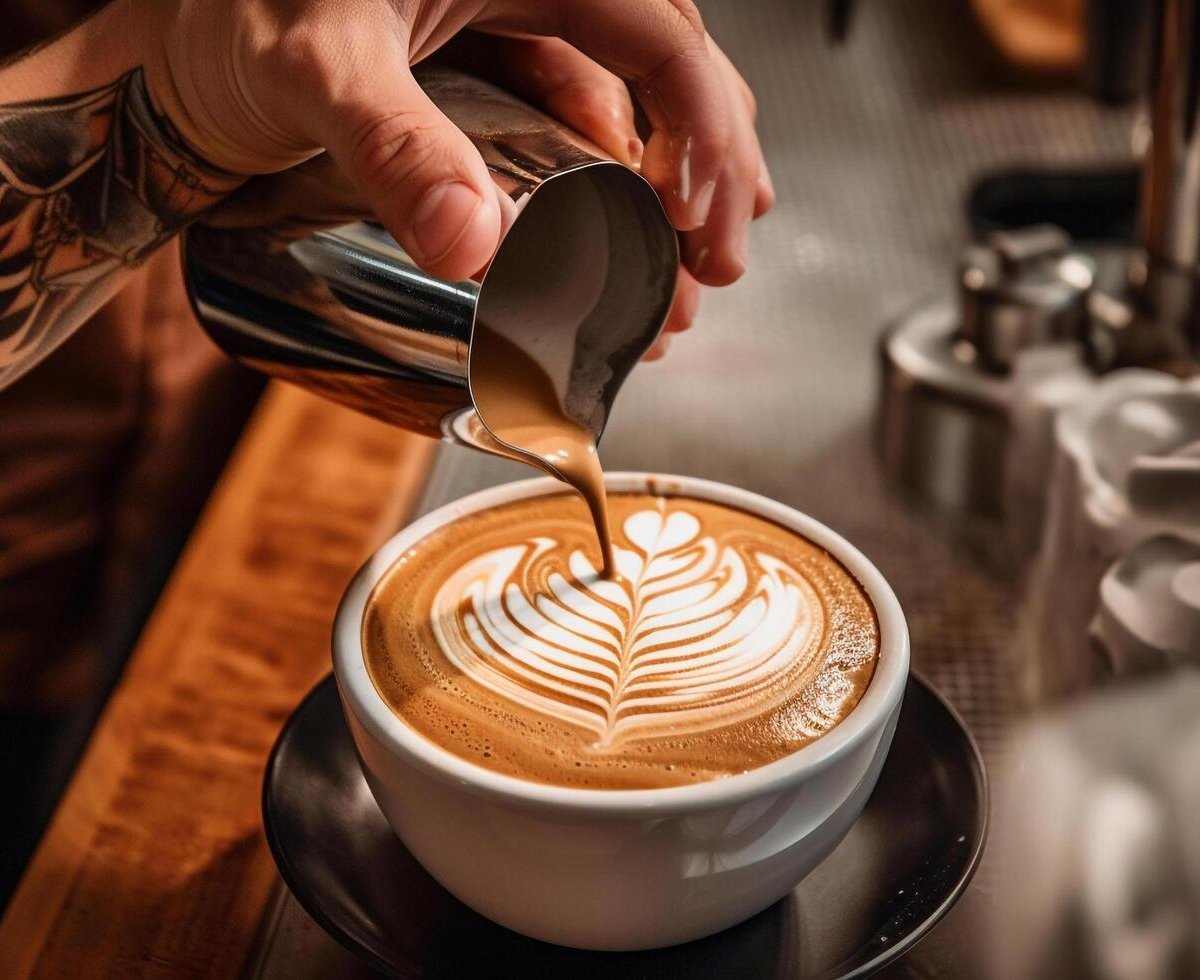 Coffee at Jimmy's Coffee, specialty coffee shop in Toronto