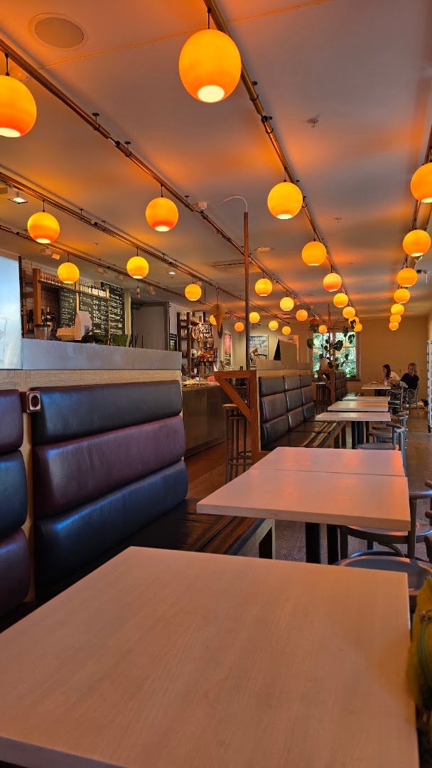 Interior of Café Blom, specialty coffee shop in Stockholm