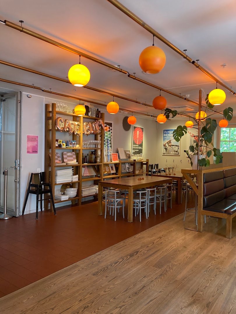 Interior of Café Blom, specialty coffee shop in Stockholm