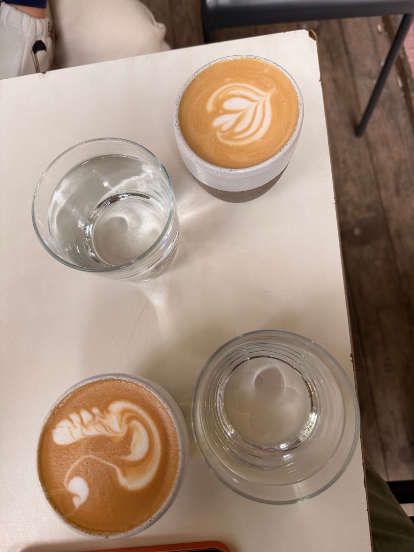 Coffee at MOTIV, specialty coffee shop in Athens