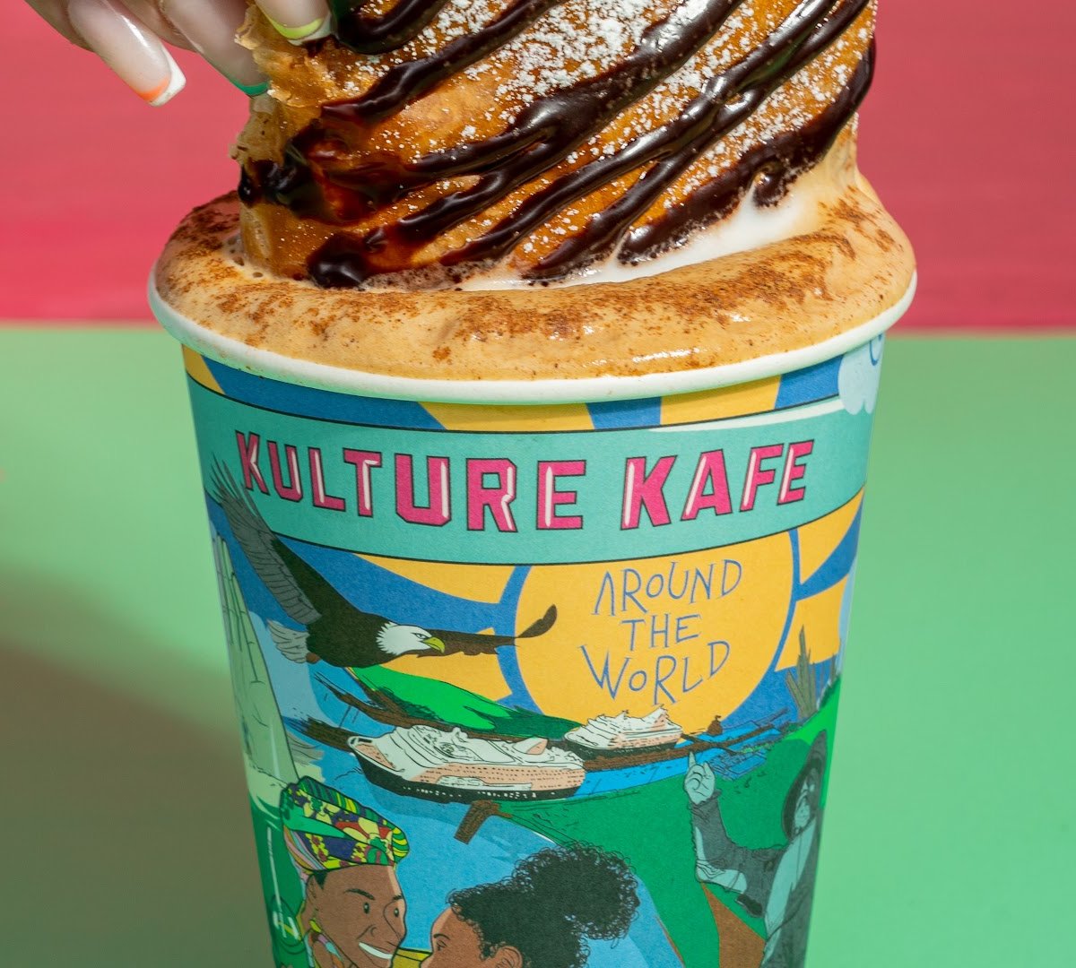 Coffee at Kulture kafe, specialty coffee shop in San Antonio