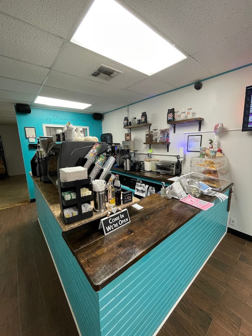 Interior of Kulture kafe, specialty coffee shop in San Antonio