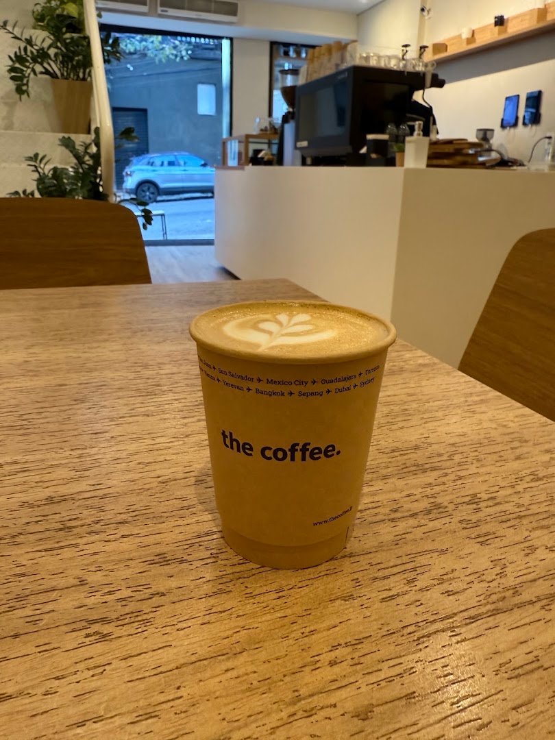 Coffee at The Coffee, specialty coffee shop in São Paulo
