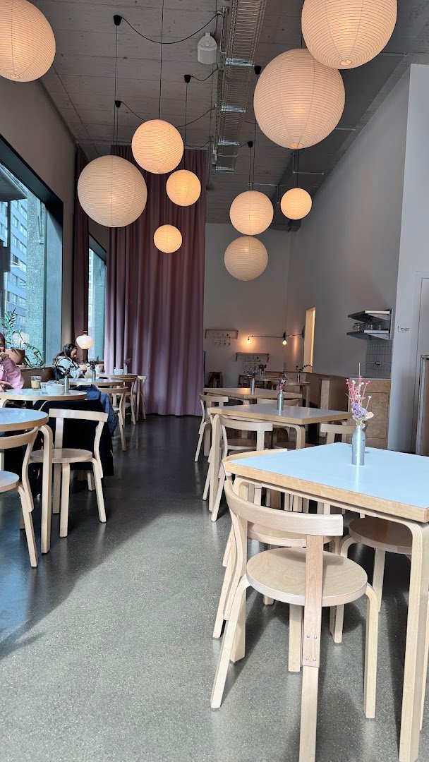 Interior of Collective Bakery, specialty coffee shop in Zurich