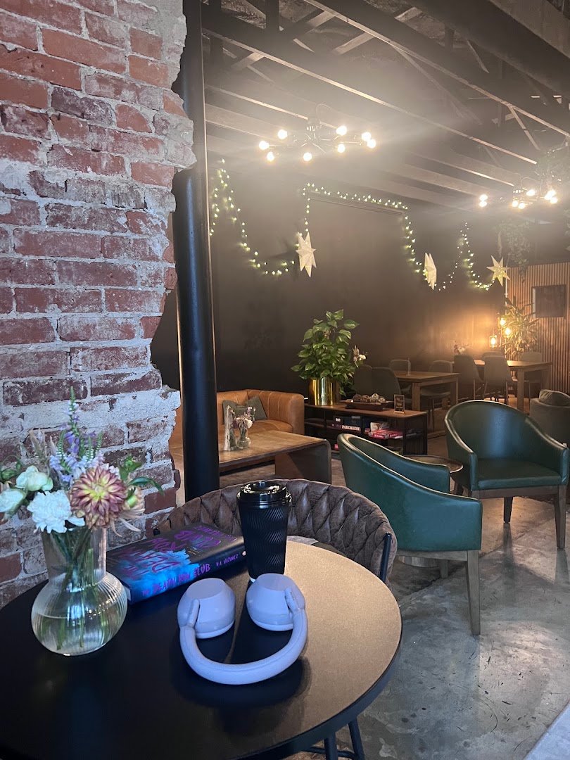 Interior of The Alchemist, specialty coffee shop in Indianapolis