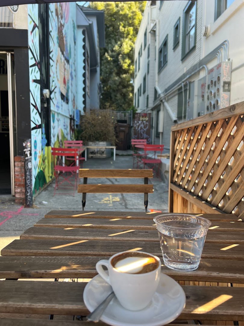 Coffee at Snow White Coffee, specialty coffee shop in Oakland