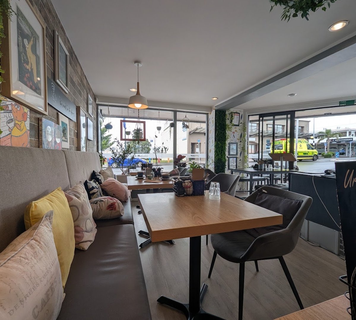Interior of Urban in East, specialty coffee shop in Auckland