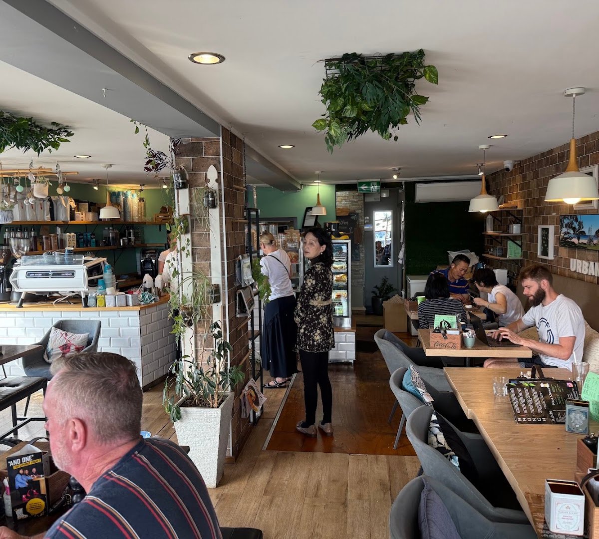 Interior of Urban in East, specialty coffee shop in Auckland