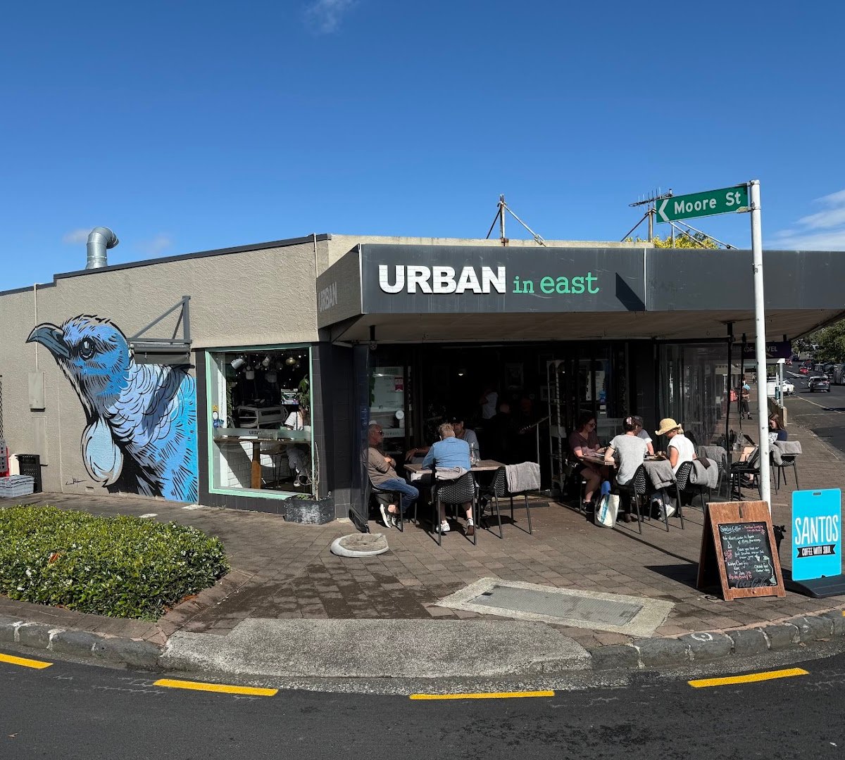Storefront of Urban in East, specialty coffee shop in Auckland
