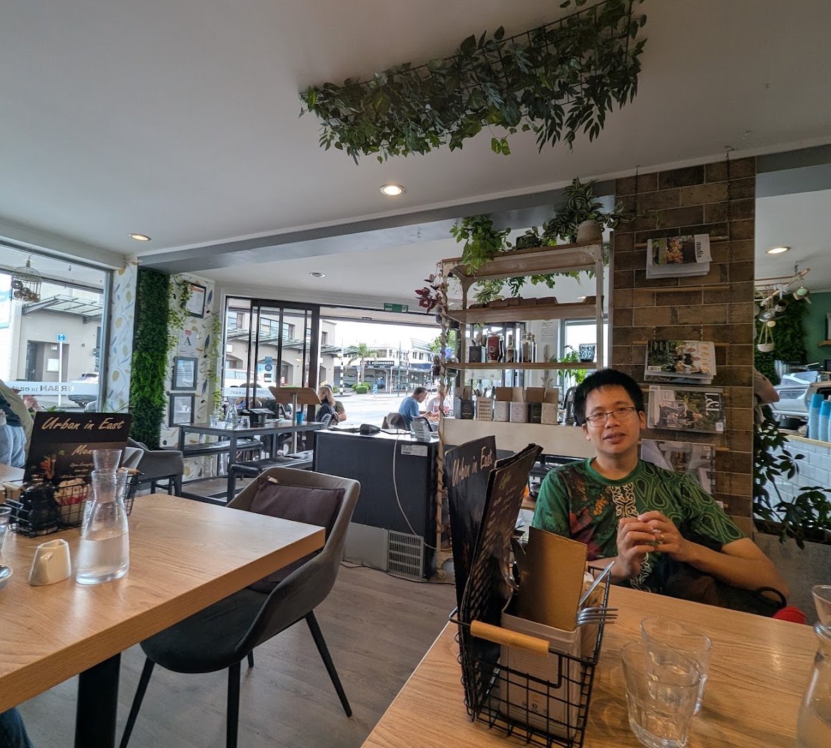 Interior of Urban in East, specialty coffee shop in Auckland