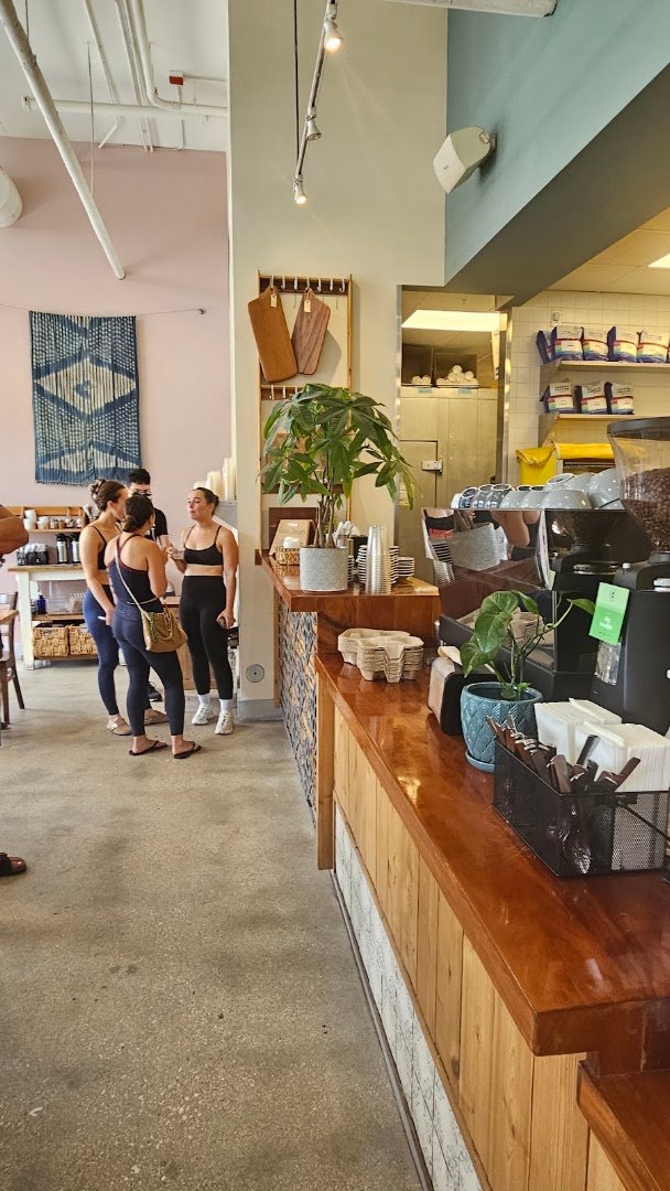 Interior of Madruga Bakery, specialty coffee shop in Miami