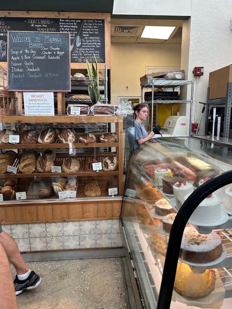Interior of Madruga Bakery, specialty coffee shop in Miami