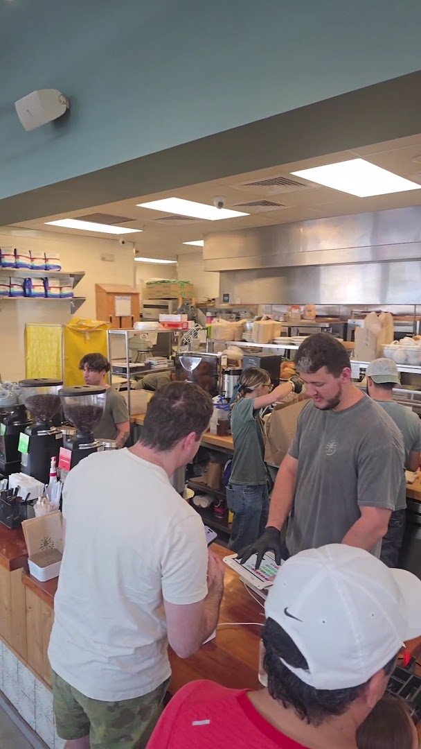 Interior of Madruga Bakery, specialty coffee shop in Miami