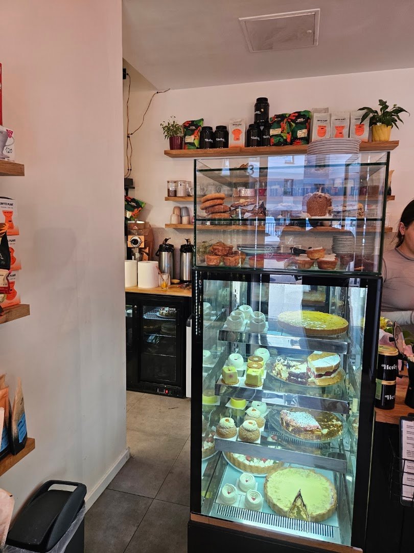 Interior of CzyKawka Kawiarnia, specialty coffee shop in Warsaw