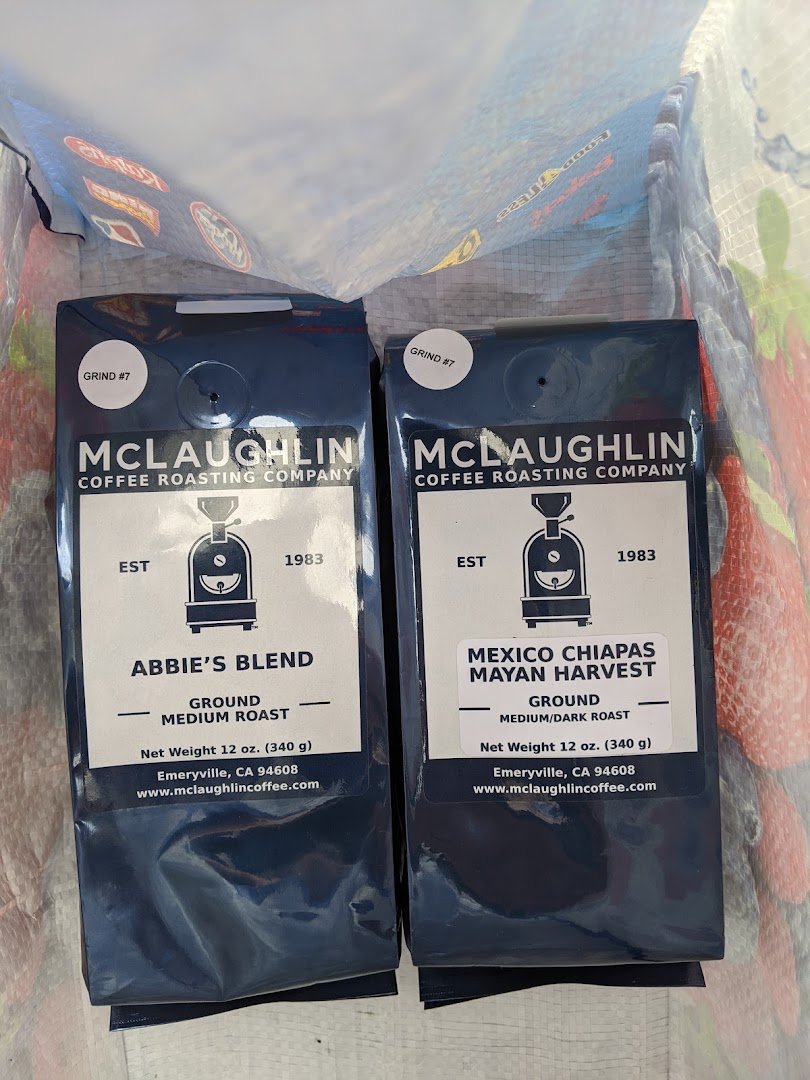 Food at McLaughlin Coffee Company, specialty coffee shop in Oakland
