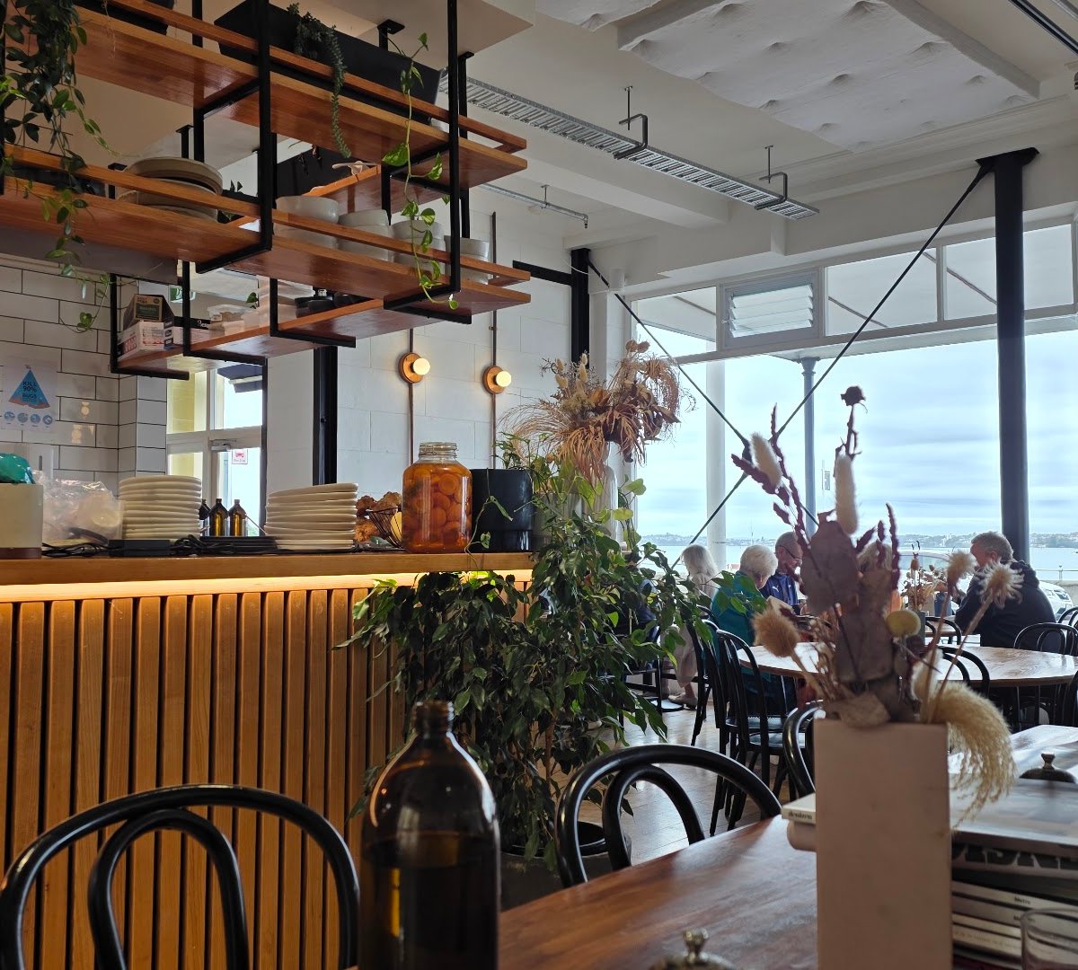 Interior of Dulcie, specialty coffee shop in Auckland