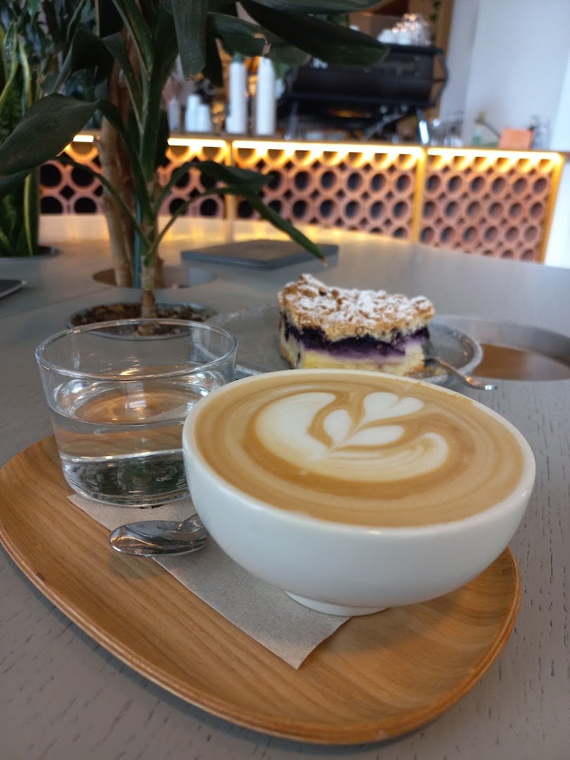 Coffee at TYPIKA Nusle, specialty coffee shop in Prague