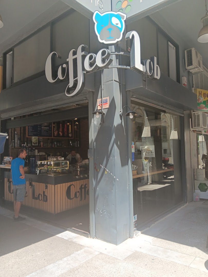 Storefront of Coffee Lab Sofokleous, specialty coffee shop in Athens